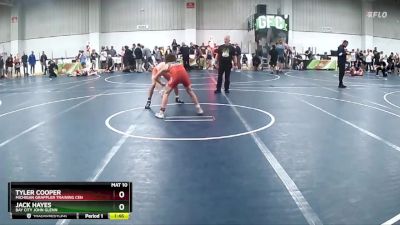 112 lbs Cons. Round 3 - Tyler Cooper, Michigan Grappler Training Cen vs Jack Hayes, Bay City John Glenn