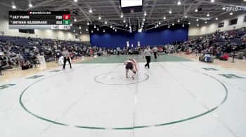 114 lbs Cons. Round 2 - Lily Faris, Powhatan vs Brynan Hildebrand, Buffalo Gap