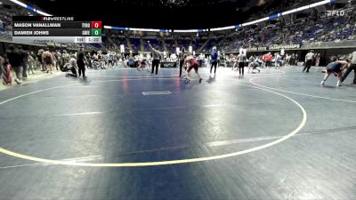 167 lbs Consy 6 - Mason VanAllman, Tyrone vs Damien Johns, Greencastle-Antrim