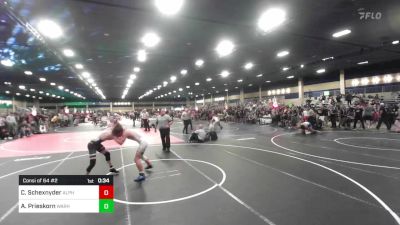 126 lbs Consi Of 64 #2 - Cody Schexnyder, Alpha Wolves vs Austin Prieskorn, Warhammer6