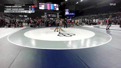 285 lbs Cons. Rd Of 16 - Zayne Candelaria, AZ vs Henry Vander Heiden, WI