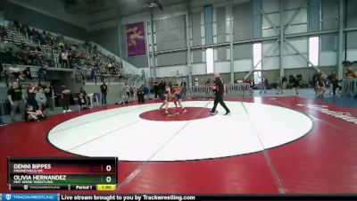 81-84 lbs Round 2 - Olivia Hernandez, Mat Sense Wrestling vs Denni Bippes, Prometheus WC