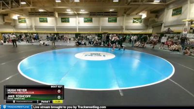 182 lbs Quarterfinal - Hugh Meyer, Dickinson Wrestling Club vs Jake Toshcoff, Fossil Wrestling