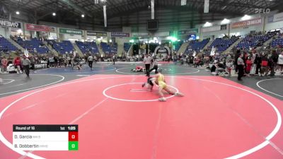 116 lbs Round Of 16 - Diego Garcia, NM Bad Boyz vs Brayden Dobbertin, Hrhs