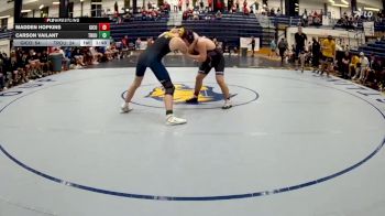 190 lbs Quarters & 1st Wb (16 Team) - Madden Hopkins, Gilmer County vs Carson Vailant, Troup