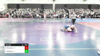134-H lbs Round Of 32 - Kingston Strouse, Northport vs Lino Bataloni, Collingswood
