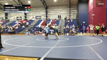 285 lbs Cons. Semi - Caleb Pruitt, Reinhardt University (ga) vs Daguy Massillon, Keiser University