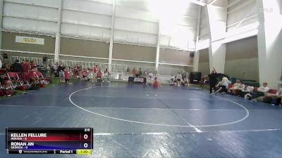 215 lbs Round 1 (8 Team) - Kellen Fellure, Indiana vs Ronan An, Georgia
