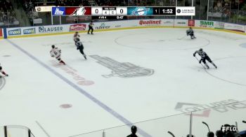 Peteris Bulans Scores An Amazing Goal For The Saguenéens To Give Them A 1-0 Lead