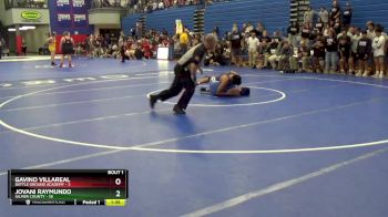 160 lbs Semis (4 Team) - Gavino Villareal, Battle Ground Academy vs Jovani Raymundo, Gilmer County