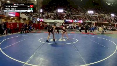 G - 145 lbs Cons. Round 2 - Elisa Bernabe, Flathead (Kalispell) Girls vs Anna Cronk, St. Ignatius Girls