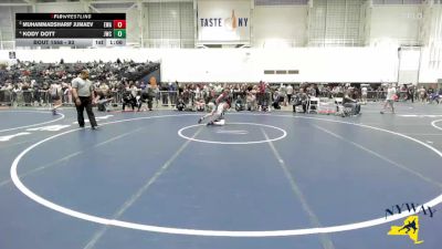 93 lbs Quarterfinal - Muhammadsharif Jumaev, Elite Wrestling Academy vs Kody Dott, Journeymen Wrestling Club
