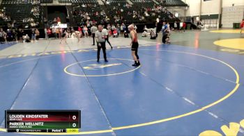 126 lbs Cons. Semi - Louden Kindsfater, Bear Cave vs Parker Wellnitz, Hawks Wrestling