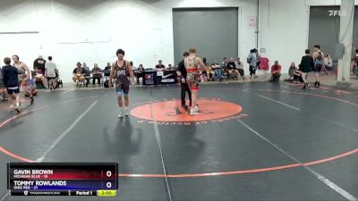 149 lbs Round 1 (8 Team) - Gavin Brown, Michigan Blue vs Tommy Rowlands, Ohio Red