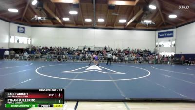 125 lbs Cons. Round 2 - Zach Wright, San Francisco State vs Ethan Guillermo, Menlo College