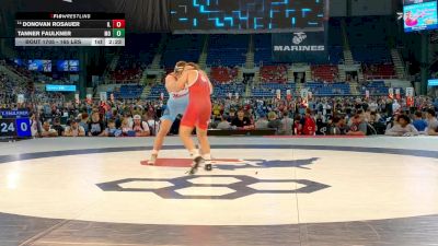 165 lbs Cons. Sub-rd Of 64 - Donovan Rosauer, IL vs Tanner Faulkner, MO