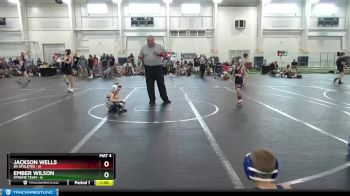 52 lbs Round 3 (8 Team) - Jackson Wells, 84 Athletes vs Ember Wilson, Xtreme Team