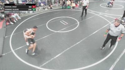 126 lbs Cons. Round 3 - Dominic Olguin, Rough House Wrestling Club vs Zadkiel Cruz, Menifee Wrestling Club