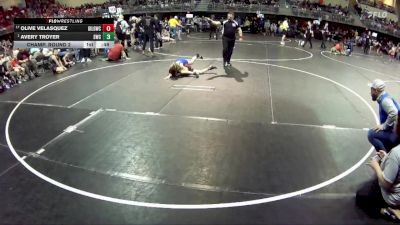 82 lbs Champ. Round 2 - Avery Troyer, Seward Wrestling Club vs Olive Velasquez, Grand Island Legacy Girls Wrestling Club