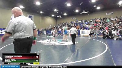 182 lbs Quarterfinal - Sylas Alva, Highland vs Dawson Whitney, Morro Bay