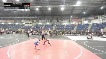 61 lbs Consolation - Cade Hill, Black Fox Wrestling Academy vs Jameson Hitchcock, Top Notch