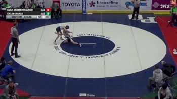 89 lbs Round Of 16 - Evan Lichtenwalner, Nazareth vs Caleb Judice, Bald Eagle Area