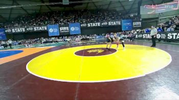 Girls 1B/2B/1A 135 Cons. Round 2 - Emilia Lorton-Diaz, North Beach (Girls) vs Elsa Robeck, Okanogan (Girls)