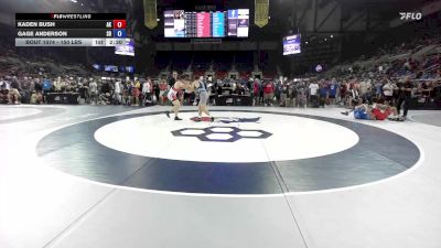 150 lbs Cons. Rd Of 128 - Kaden Bush, AK vs Gage Anderson, SD