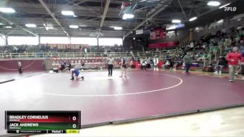 120 lbs Semifinal - Bradley Cornelius, Brebeuf vs Jack Andrews, Roncalli