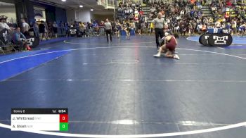 133 lbs Consy 2 - James Whitbread, State College vs Aidan Shieh, Norwin