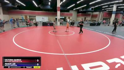 63 lbs Round 4 - Victoria Quiroz, Dead Shot Wrestling Club vs Mason Lee, ReZults Wrestling