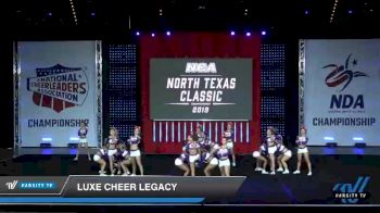 - Luxe Cheer Lady Legends [2019 Senior Open 6 Day 1] 2019 NCA North Texas Classic