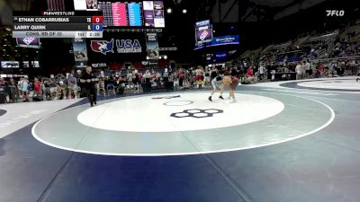 113 lbs Cons. Rd Of 32 - Ethan Cobarrubias, TX vs Larry Quirk, IL