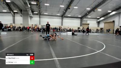 85 lbs Rr Rnd 3 - Jonathan Bexfield, Sanderson Wrestling Academy vs Jace Orine, Thoroughbred Wrestling Academy (TWA)