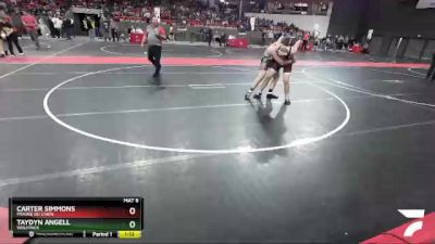 210 lbs Cons. Semi - Carter Simmons, Prairie Du Chien vs Taydyn Angell, Wolfpack