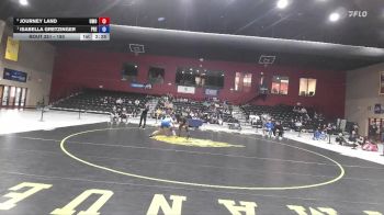 180 lbs 1st Place Match - Isabella Gretzinger, Presbyterian vs Journey Land, Mount Olive