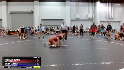 100 lbs Round 5 (8 Team) - Presley Beard, Black Mambas vs Sicily Lomeli, Takedown Elite