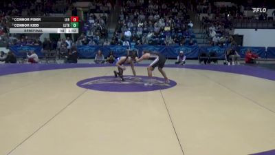 133 lbs Semifinal - Connor Fiser, Loras vs Connor Kidd, Luther