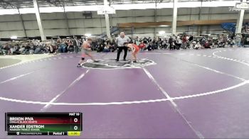 80 lbs Quarterfinal - Xander Edstrom, Madison Middle School vs Brixon Piva, Challis Black Hearts