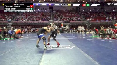 3A-175 lbs Quarterfinal - Gabe Rubino, Waukee Northwest vs Maximus Dhabolt, Ankeny Centennial