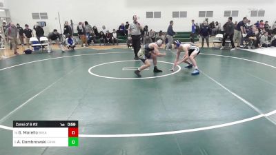 150 lbs Consi Of 8 #2 - Gianluca Morello, Bristol Eastern vs Alex Dombrowski, East Haven