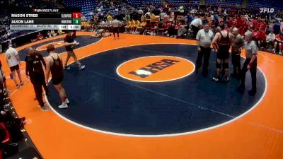 215 lbs Quarterfinals (8 Team) - Mason Streb, Chatham (Glenwood) vs Jaxon Lane, Lombard (Montini)