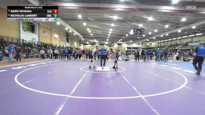 144 lbs Consi Of 8 #1 - Aiden Estrada, Classical vs Nicholas Lambert, Cumberland