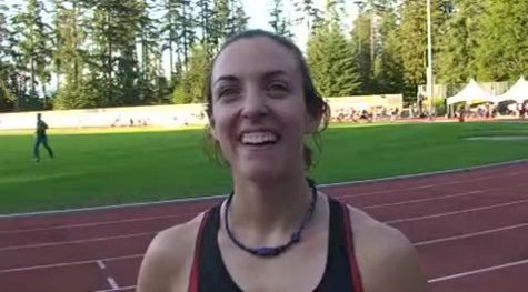 Megan Wright - 2nd place 1500 at 2010 Harry Jerome Classic