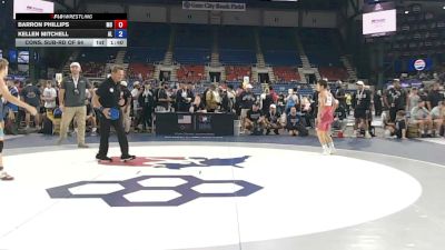 113 lbs Cons. Sub-rd Of 64 - Barron Phillips, Missouri vs Kellen Mitchell, Alabama