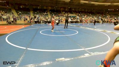 55 lbs Quarterfinal - Brayden Hamilton, Tulsa Blue T Panthers vs Rawley Wolf, Cowboy Wrestling Club