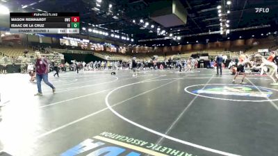 98 lbs Champ. Round 1 - Isaac De La Cruz, Eagle Empire vs Mason Reinhardt, Braves Wrestling Club