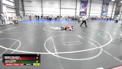 76 lbs Rd# 9- 2:15pm Saturday Final Pool - John Byers, Terps XPress vs Benex Velasco, NCWAY National Team