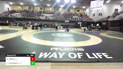 190 lbs Round Of 32 - Alex White, Belmont Hill vs Joseph Brunson, Fort Worth Country Day