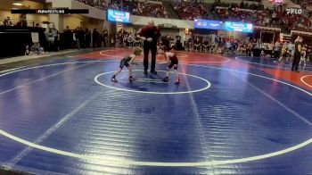 40 lbs Champ. Round 1 - Wryder Johnson, Big Game Wrestling Club MT vs Greysen Shumway, Stillwater Gladiators